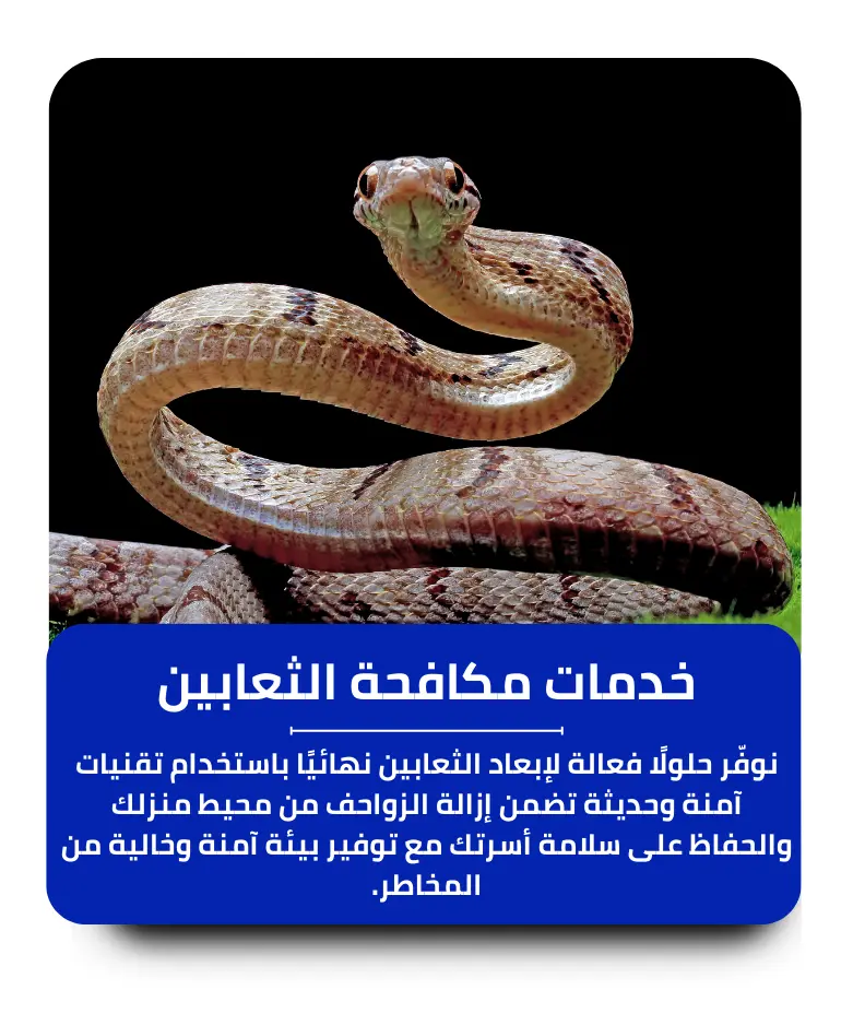مكافحة الثعابين